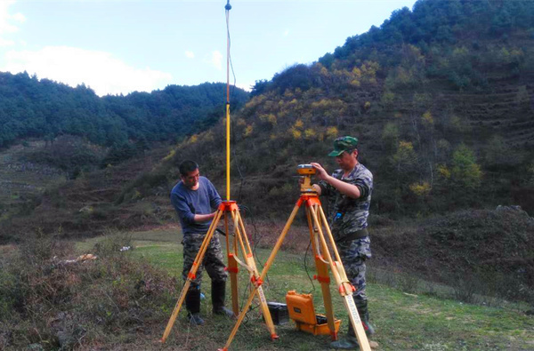 貴州開元測量組完成尾礦壩選址地形圖測量工作